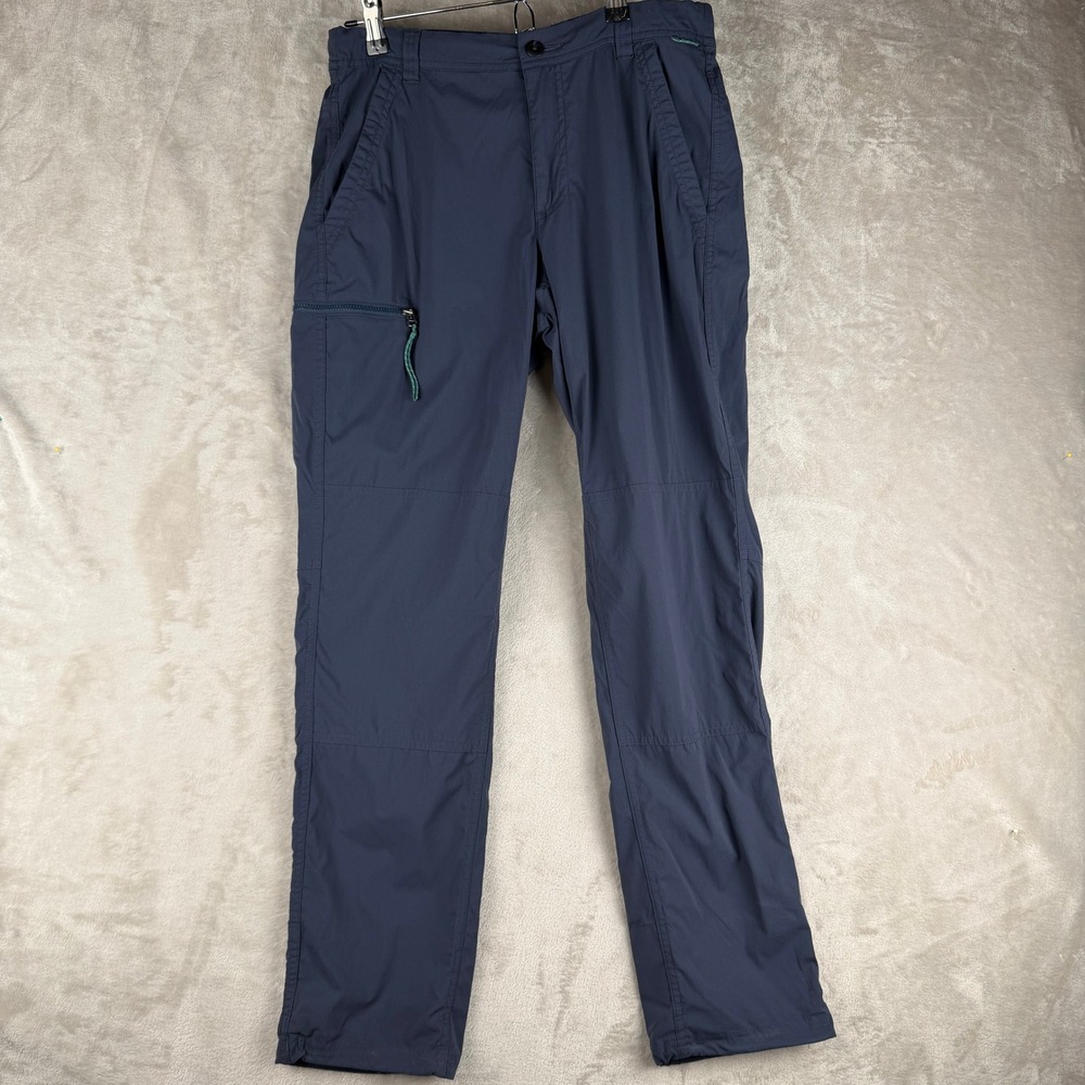 REI Co-op Womens Hiking Pants Blue Gray Cargo Pocket Technical Outdoor 30x30